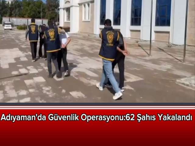 Adıyaman Emniyetin'den Başarılı Operasyonlar